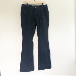 Who What Wear High Rise Dark Wash Flare Jeans